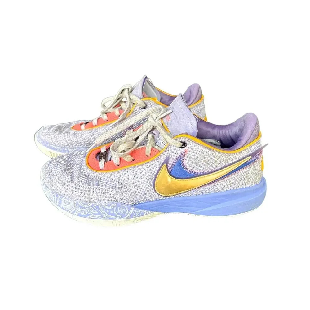 Nike Lebron 20 Violet Frost Men's Athletic Shoes Size 10 - Picture 10 of 17